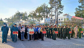 Châu Đốc xuất quân “Tết quân - dân” năm 2025