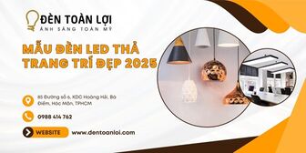 Mẫu đèn led thả trần trang trí hot nhất 2025 có thể bạn chưa biết