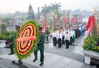 Lãnh đạo tỉnh An Giang viếng Nghĩa trang liệt sĩ tỉnh nhân dịp Tết Nguyên đán Ất Tỵ 2025