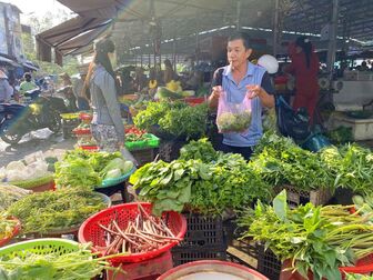 Nhộn nhịp chợ Trà Mơn