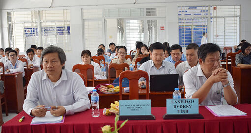 Kiểm tra công tác y tế tại Trung tâm Y tế huyện Châu Thành