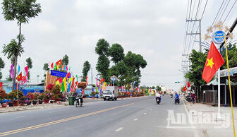 Huyện cù lao Phú Tân rộn ràng vào Xuân