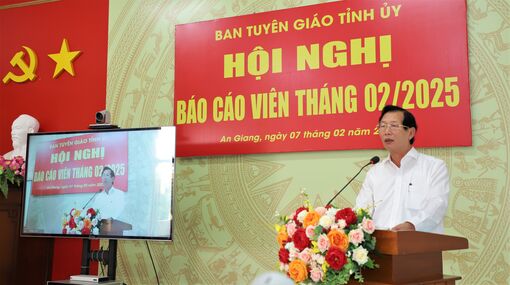 Hội nghị báo cáo viên cấp tỉnh tháng 2/2025