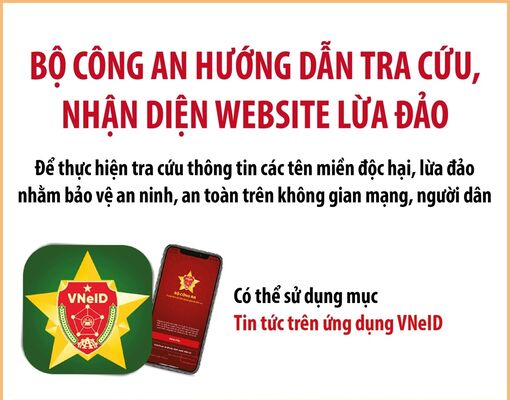 Bộ Công an hướng dẫn tra cứu, nhận diện website lừa đảo