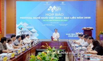 Họp báo Festival Nghề muối Việt Nam - Bạc Liêu năm 2025