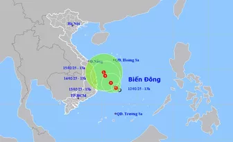 Các tỉnh từ Quảng Ngãi đến Kiên Giang chủ động ứng phó áp thấp nhiệt đới