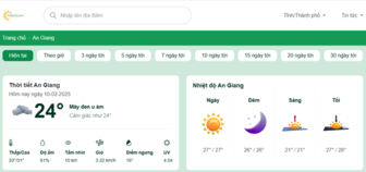 Kênh thời tiết địa điểm xem dự báo thời tiết An Giang nhanh đúng chuẩn