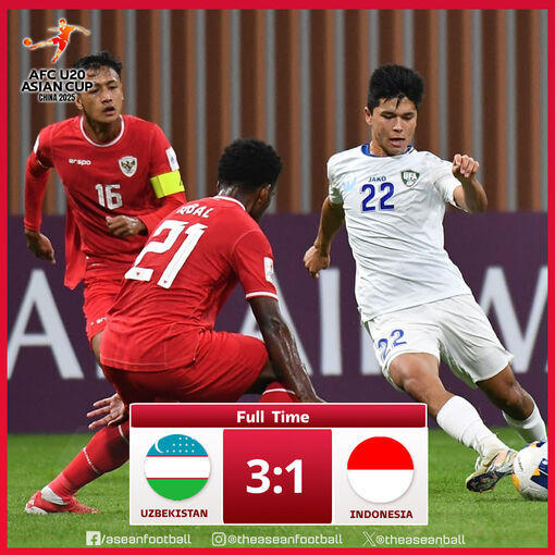 Thua Uzbekistan, U20 Indonesia bị loại sớm khỏi VCK U20 châu Á