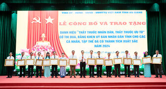 An Giang họp mặt kỷ niệm 70 năm Ngày Thầy thuốc Việt Nam