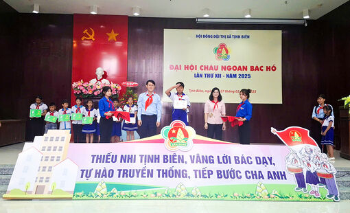 Đại hội “Cháu ngoan Bác Hồ” TX. Tịnh Biên lần thứ XII