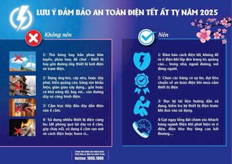 Lưu ý đảm bảo an toàn điện Xuân Ất Tỵ năm 2025