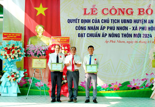 An Phú công nhận ấp Phú Nhơn đạt chuẩn “Ấp nông thôn mới”