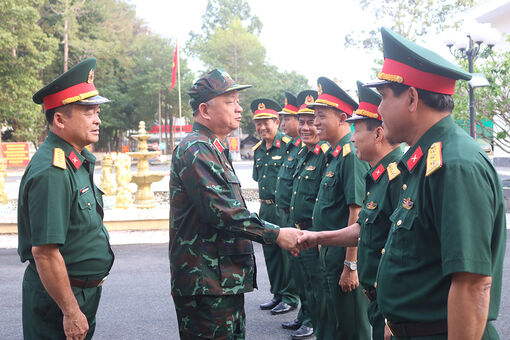 Bộ Quốc phòng kiểm tra các đơn vị lực lượng vũ trang tại An Giang