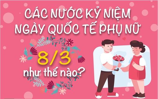 Các nước kỷ niệm Ngày Quốc tế Phụ nữ (8/3) như thế nào?