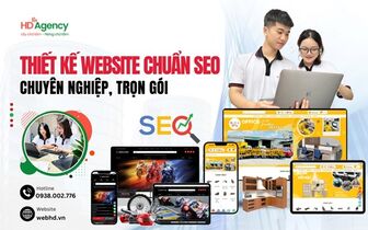 Thiết kế website chuẩn SEO, chuyên nghiệp, trọn gói tại HD Agency