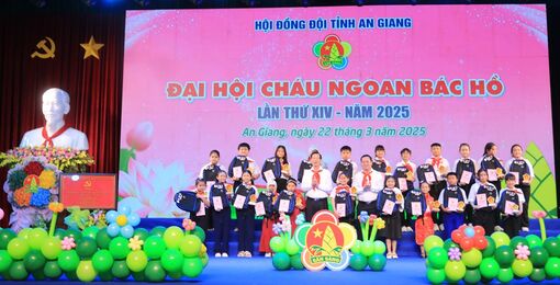 138 thiếu nhi xuất sắc tham dự Đại hội Cháu ngoan Bác Hồ tỉnh An Giang lần thứ XIV năm 2025