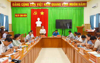 TX. Tịnh Biên sơ kết Chương trình xóa nhà tạm, nhà dột nát
