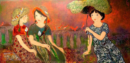 Hà Nội đa sắc tại triển lãm ‘Những người bạn’