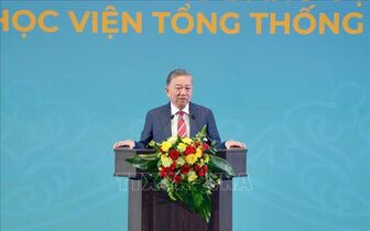 Tổng Bí thư Tô Lâm phát biểu Chính sách tại Học viện Tổng thống Nga