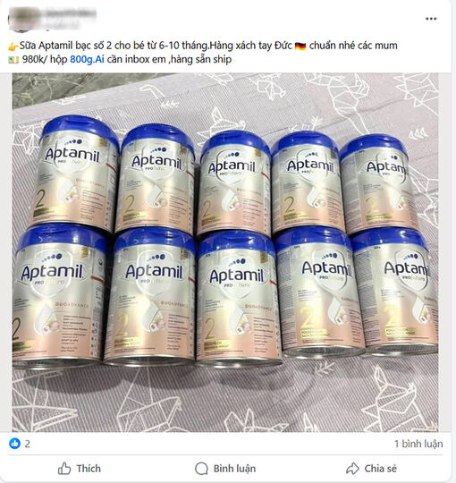 Cẩn trọng với sữa không rõ nguồn gốc