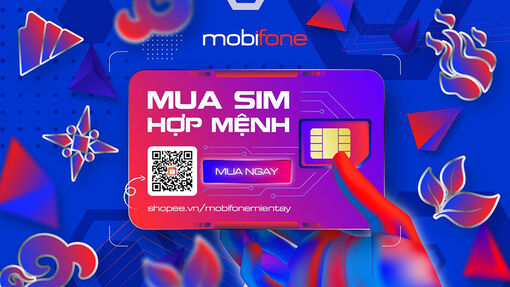 MobiFone Miền Tây chính thức có mặt trên Shopee: Mua SIM Hợp Mệnh – Kết nối may mắn, vững bước thành công!