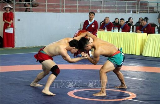 200 đô vật tranh tài tại Giải vô địch Vật dân tộc quốc gia