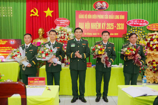 Đại hội Đảng bộ Đồn Biên phòng cửa khẩu Long Bình