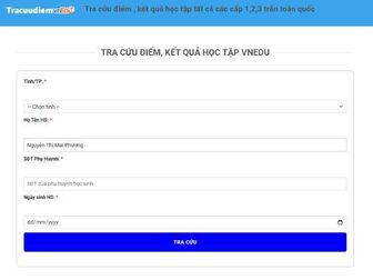 Tra cứu điểm VNEDU Lớp 2: Hướng dẫn chi tiết cho phụ huynh và học sinh