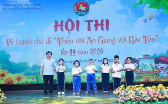 Hội thi vẽ tranh chủ đề: “Thiếu nhi An Giang với Bác Tôn” lần II năm 2025