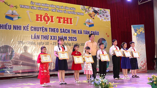 Tân Châu lan tỏa văn hóa đọc từ sân chơi kể chuyện thiếu nhi