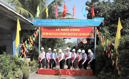 TP. Long Xuyên nâng cấp 9 tuyến đường