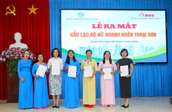 Ra mắt Câu lạc bộ nữ doanh nhân Thoại Sơn