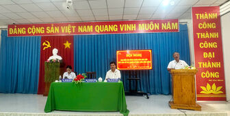Đại biểu HĐND các cấp tiếp xúc cử tri ở huyện Tri Tôn