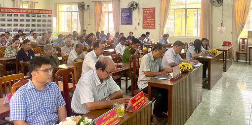 Đại biểu HĐND tỉnh, huyện tiếp xúc cử tri tại xã Nhơn Mỹ