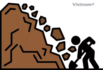 Sập mỏ đá tại Indonesia, ít nhất 5 người thiệt mạng, hàng chục người mắc kẹt