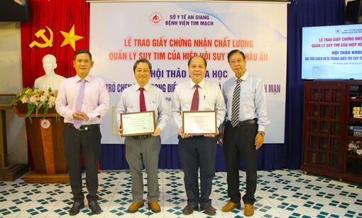 Bệnh viện Tim mạch An Giang đạt chuẩn của Hội tim Châu Âu về quản lý suy tim