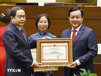 Tổng Bí thư Tô Lâm dự Lễ trao Bằng khen của Ủy ban Thường vụ Quốc hội