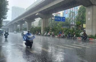 Thời tiết hôm nay (27-6): Miền Bắc, Hà Nội mưa rào và dông