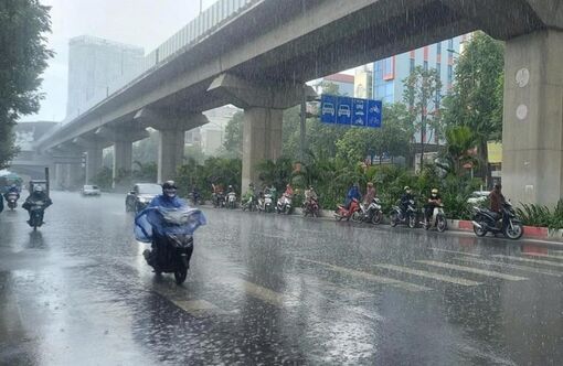 Thời tiết hôm nay (27-6): Miền Bắc, Hà Nội mưa rào và dông
