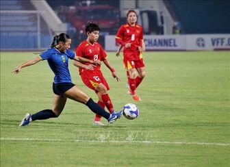 Thắng thuyết phục 4-0, nữ Việt Nam tiến vào vòng chung kết Asian Cup