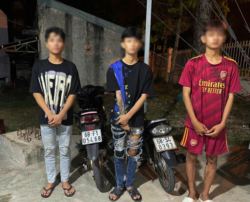 Kịp thời ngăn chặn khoảng 40 đối tượng tụ tập đánh nhau ở phường Hà Tiên