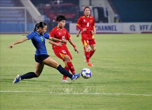 Thắng thuyết phục 4-0, nữ Việt Nam tiến vào vòng chung kết Asian Cup
