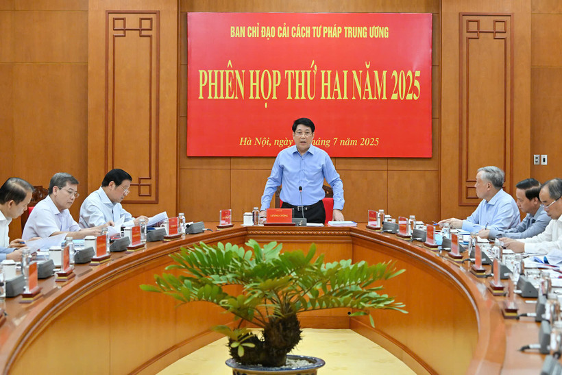 Chủ tịch nước Lương Cường chủ trì họp Ban chỉ đạo Cải cách tư pháp Trung ương