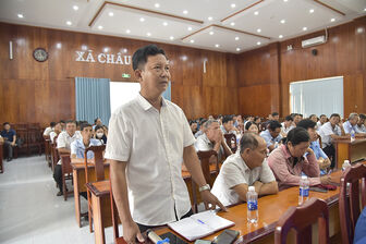 Đại biểu Quốc hội tỉnh An Giang tiếp xúc cử tri xã Châu Thành