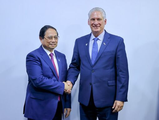 Thủ tướng Phạm Minh Chính hội kiến Bí thư thứ nhất, Chủ tịch nước Cuba