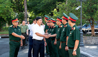 Bí thư Tỉnh ủy An Giang Nguyễn Tiến Hải khảo sát thực tế các xã, phường và đơn vị tuyến biên giới