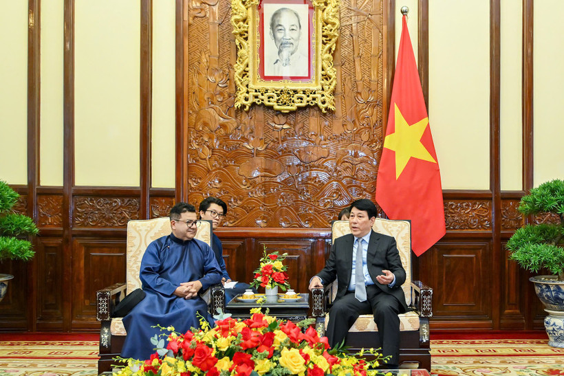 Chủ tịch nước Lương Cường tiếp Đại sứ Chile đến chào từ biệt