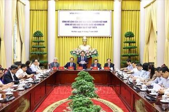 Công bố Lệnh của Chủ tịch nước về 9 luật vừa được Quốc hội thông qua