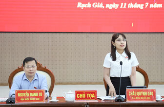 Đại biểu Quốc hội đơn vị tỉnh An Giang tiếp xúc cử tri phường Rạch Giá