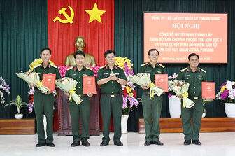 Thành lập nhiều đảng bộ trực thuộc Đảng bộ Quân sự tỉnh